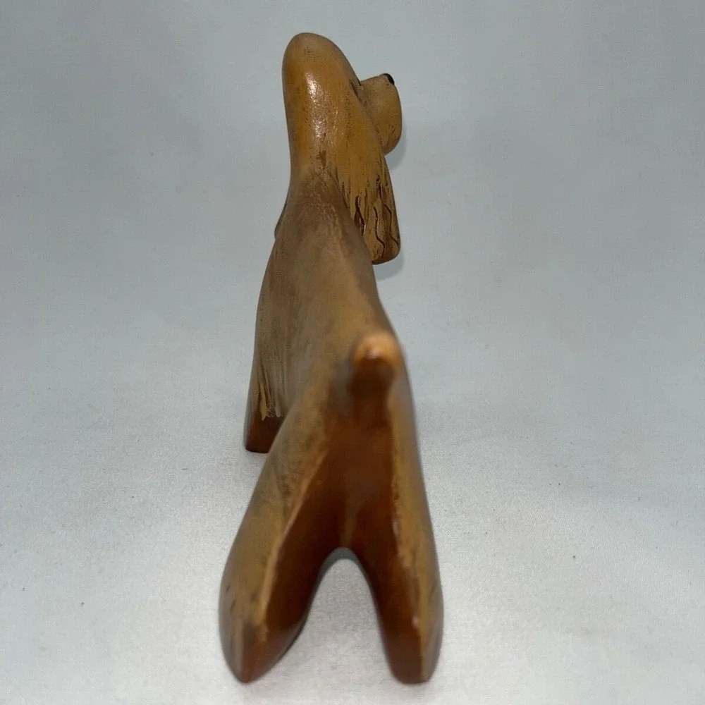 Lynda Pleet Menagerie Dog Figurine Cocker Spaniel Brown Tan 1994 Collectable